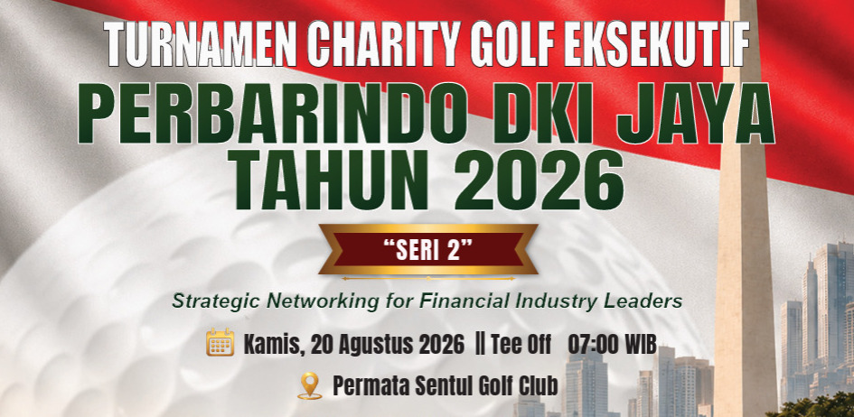 Charity Golf Executive Series 2 Digelar Besok, Perbarindo DKI Jaya Perkuat Soliditas Insan BPR